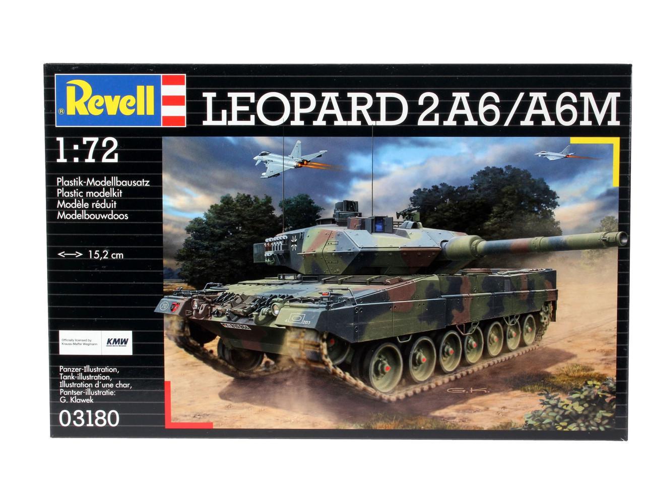 Збірна модель Revell Танк Леопард 2A6/A6M рівень 4/1:72 (RVL-03180) - фото 8