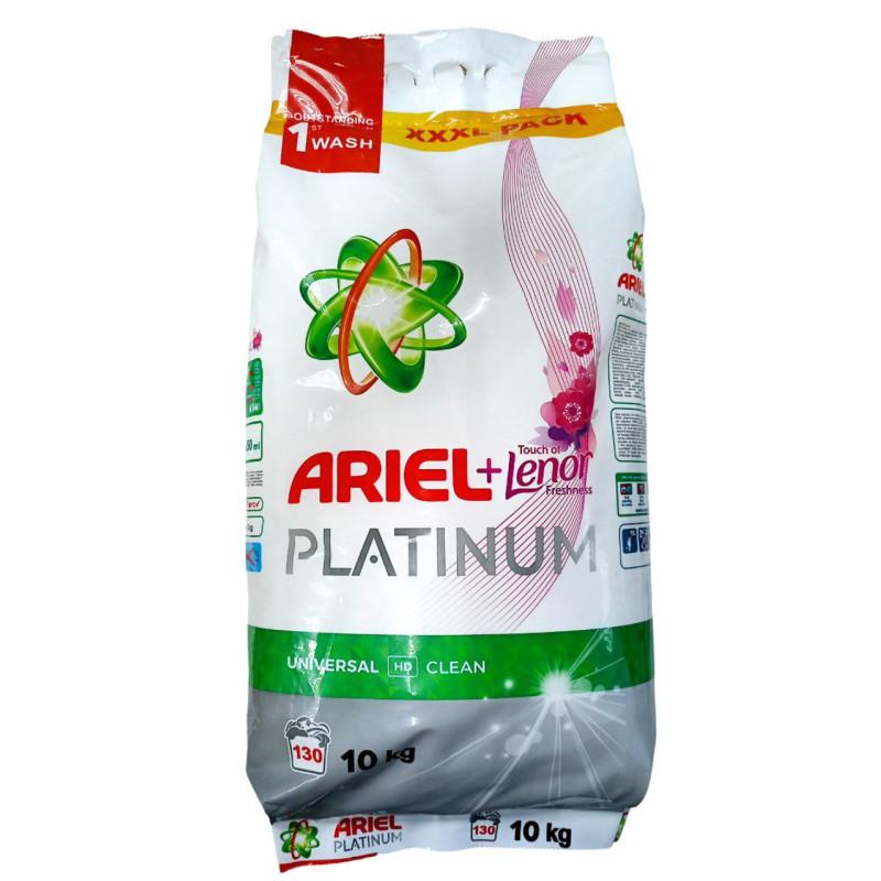 Порошок для стирки Ariel Platinum и Lenor 130 стирок 10 кг (00-00001033)