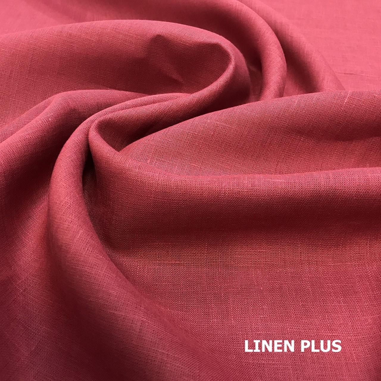Ткань LINEN PLUS 100% лен 150 см 1293 Красный бархат - фото 4 Ткань LINEN PLUS 100% лен 150 см 1293 Красный бархат - фото 4