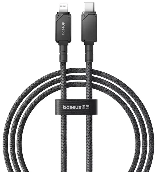 Кабель BASEUS Unbreakable Series Fast Charging Cable Type-C to Lightning P10355803111-00 20W 1 м Black