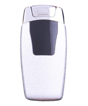 Зажигалка электроимпульсная Лев Soft White в подарочной коробке Серебристый (32162023)