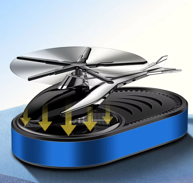 Ароматизатор-дифузор для автомобіля Вертоліт Сірий (718813) - фото 2 Ароматизатор-дифузор для автомобіля Вертоліт Сірий (718813) - фото 2