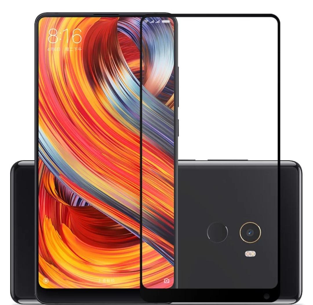 Загартоване захисне скло на Xiaomi Mix 2s Чорне
