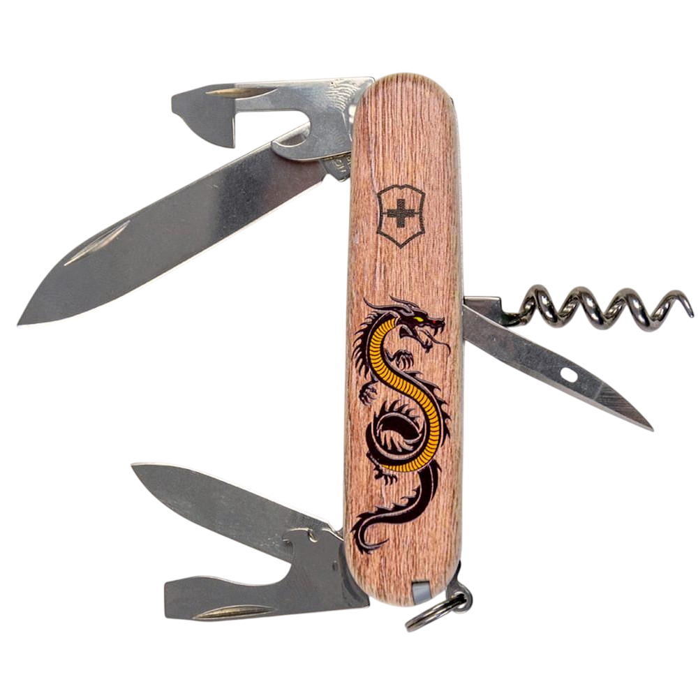 Нож складной Victorinox Spartan ZODIAC Wooden Dragon 12 функций (597107)