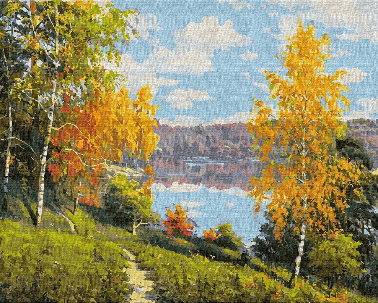 Картина за номерами Ідейка Осінній день 40х50 см (KHO2844)
