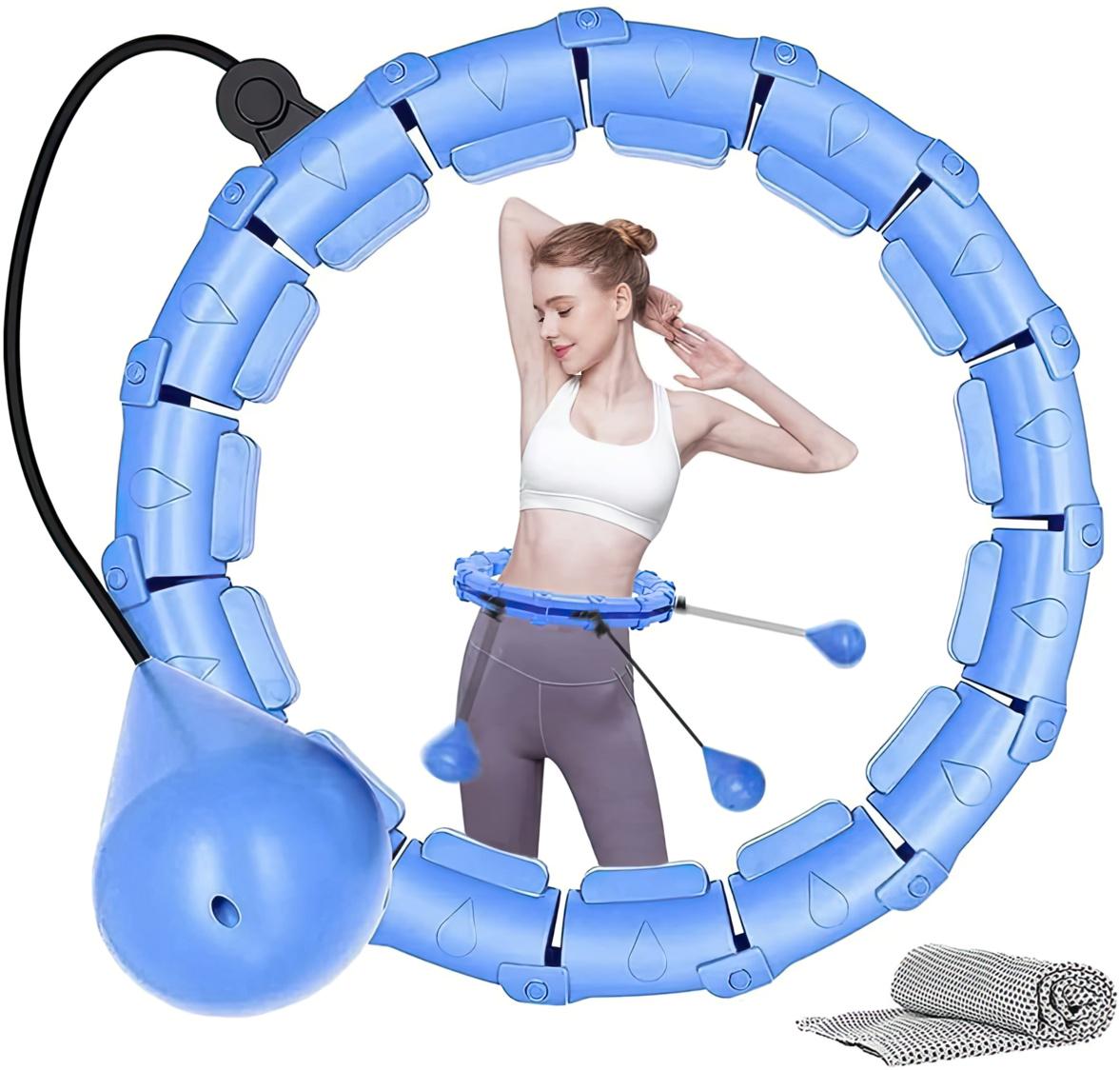 Хулахуп для схуднення Hoola Hoop Massager Синій (1010305-Blue) - фото 3