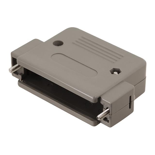 Корпус для роз'єму D-SUB 50 pin New Tide DP-50G пластиковий з гвинтовою фіксацією Сірий (000007494)