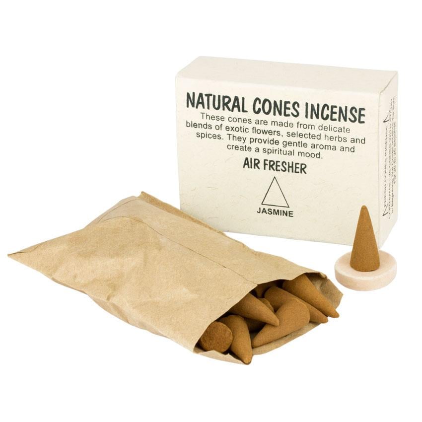 Благовония Непальские конусные Жасмин 25 конусов с подставкой 9,3х7х3,3 см (27870)