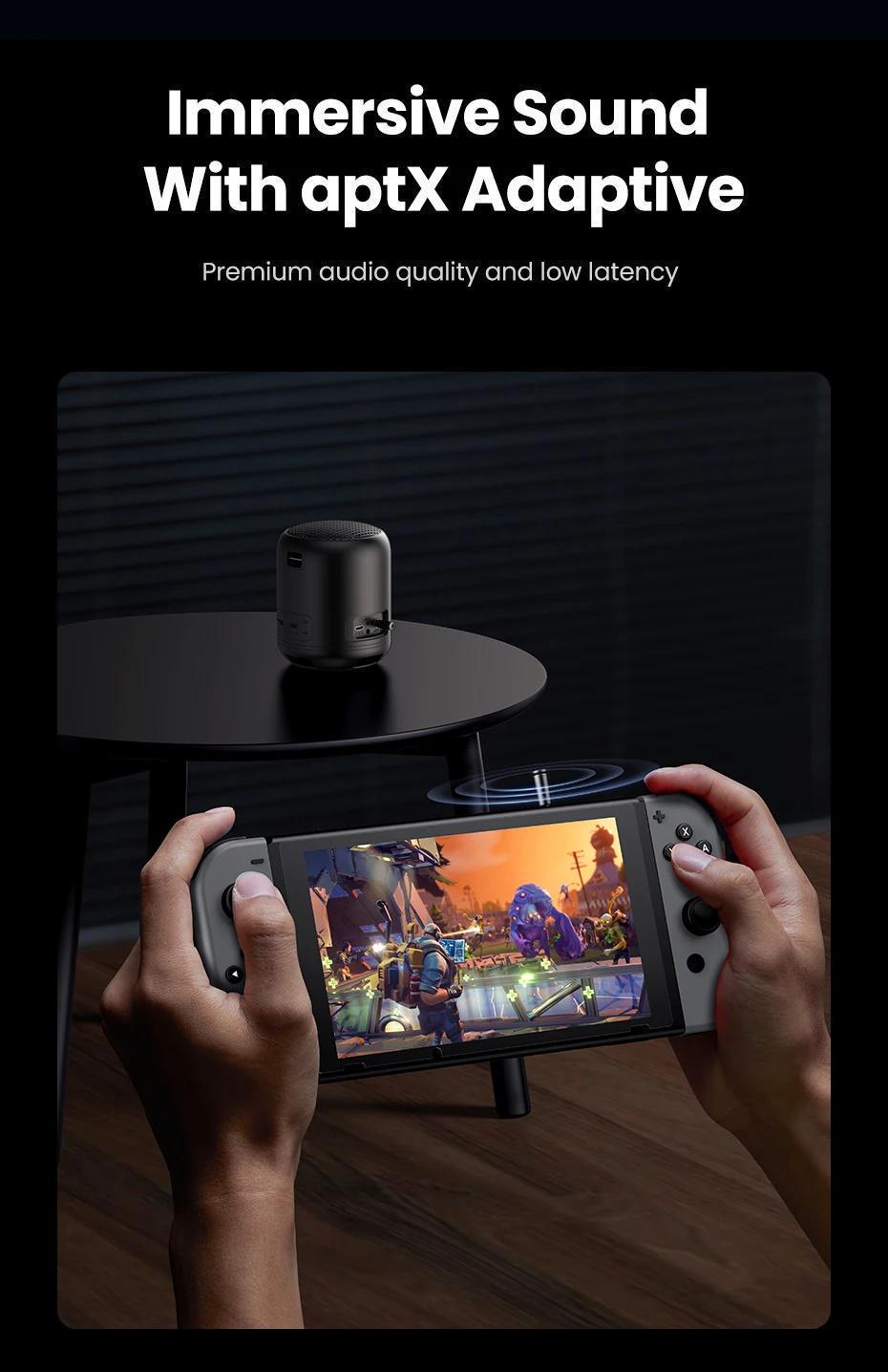 Передавач аудіо Ugreen Bluetooth 5.3 PS5 PS4 Чорний (15765) - фото 15