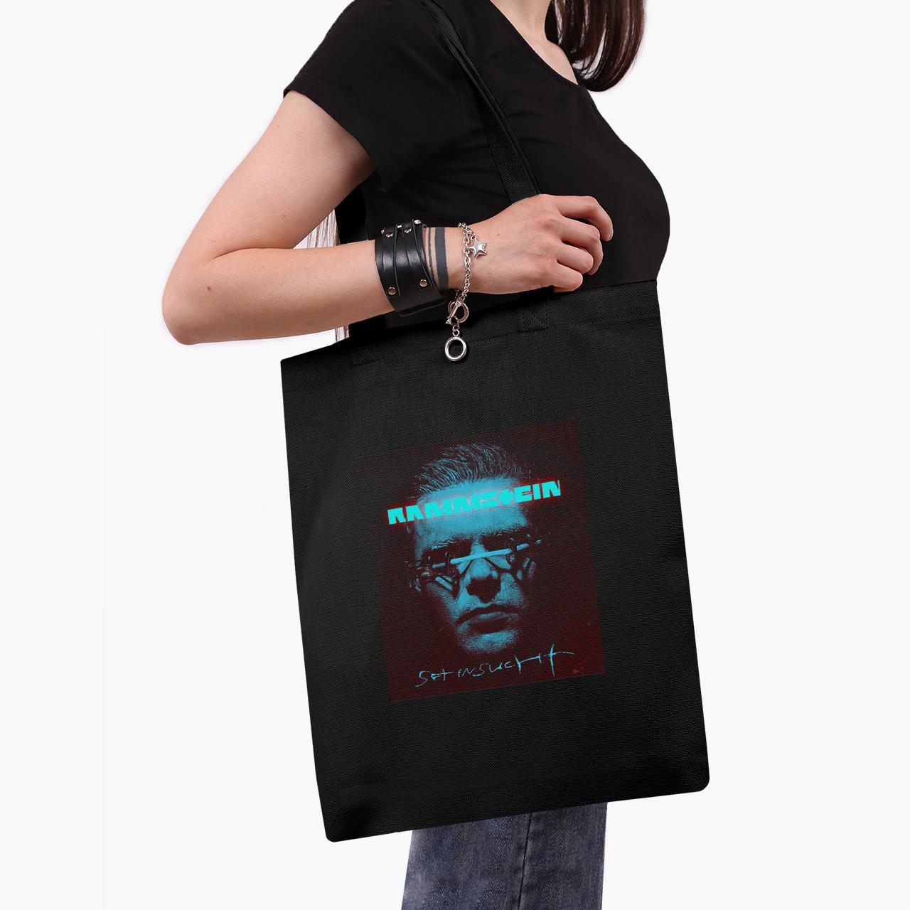 Эко сумка шоппер Rammstein 41x35 см Черный (9227-2975-BKZ)