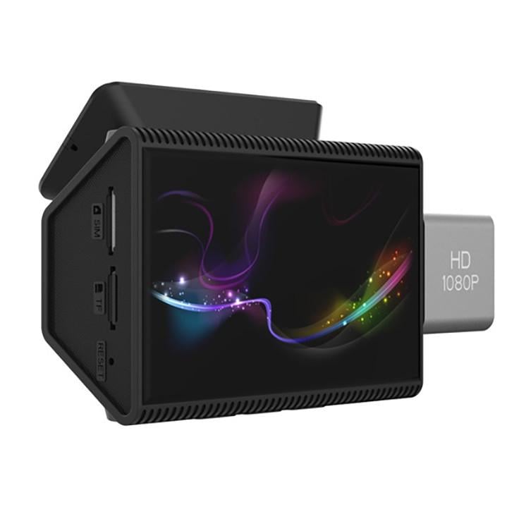 Відеореєстратор Phisung DVR K11 3" Full HD 4G GPS Wi-Fi з двома камерами 1/8 GB Android 8.1 Black (3_01141)