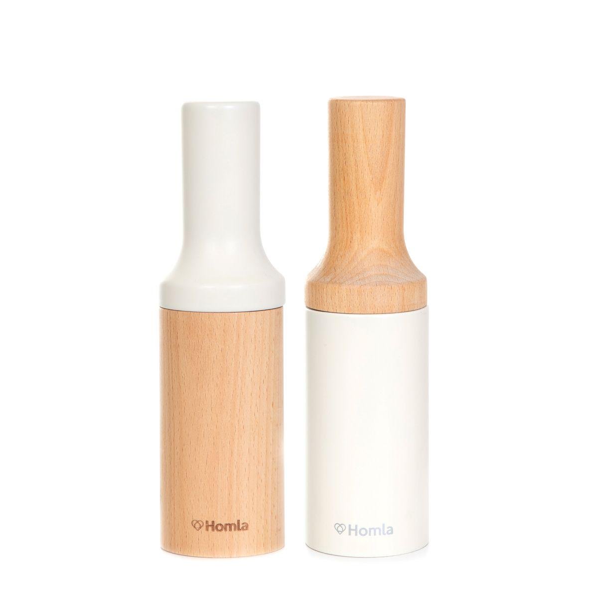 Набор мельниц для специй Homla PYXIS 19 см 2 шт. Белый (214535)
