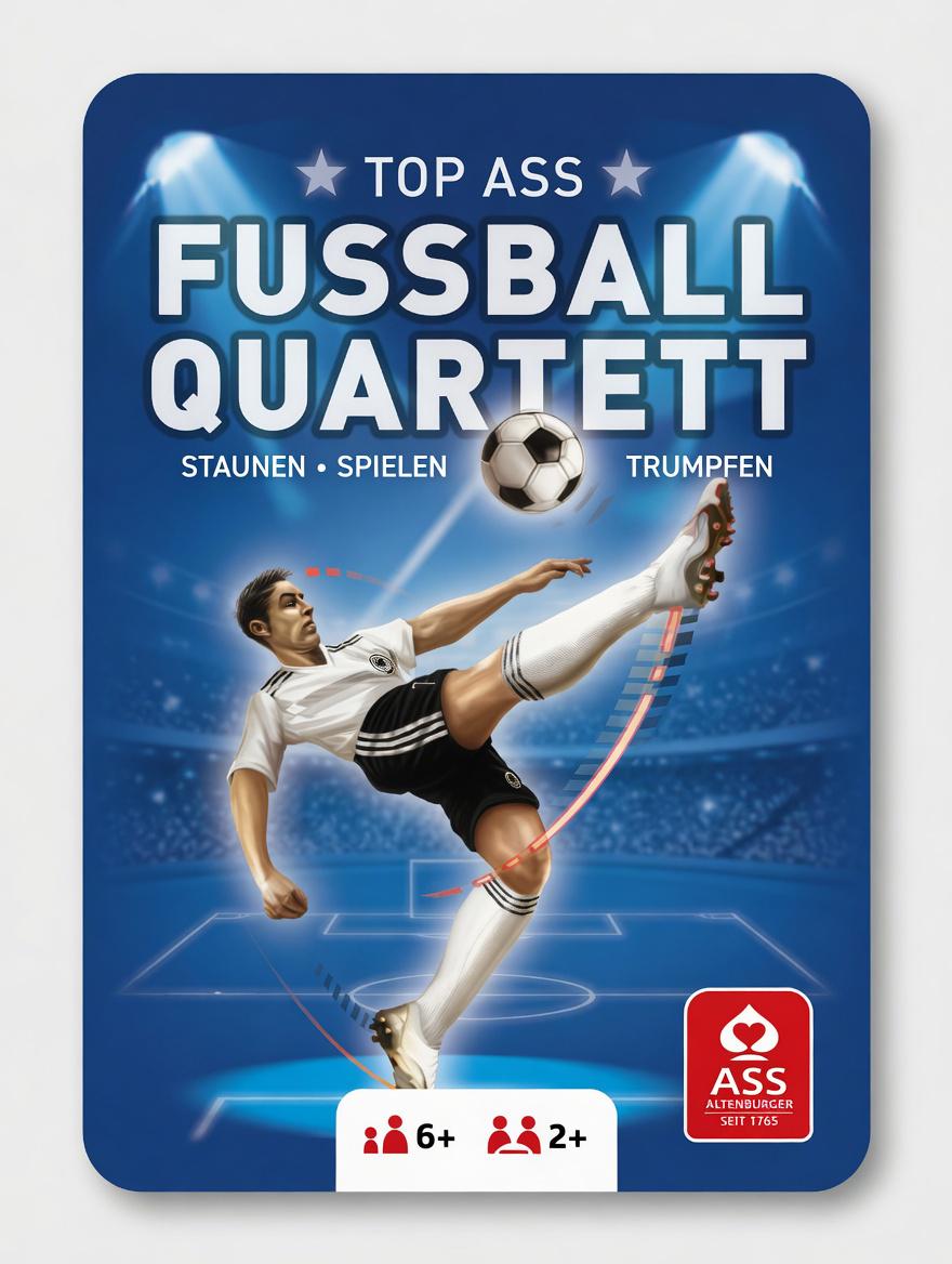 Настільна гра ASS Altenburger "TOP ASS: Fussball Quartett"