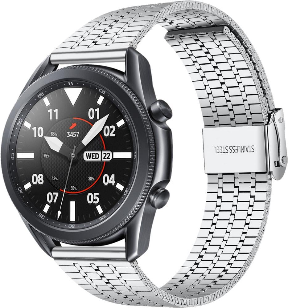 Браслет металевий Counic для Galaxy Watch 3 45 мм Silver (34110-59) Браслет металевий Counic для Galaxy Watch 3 45 мм Silver (34110-59)