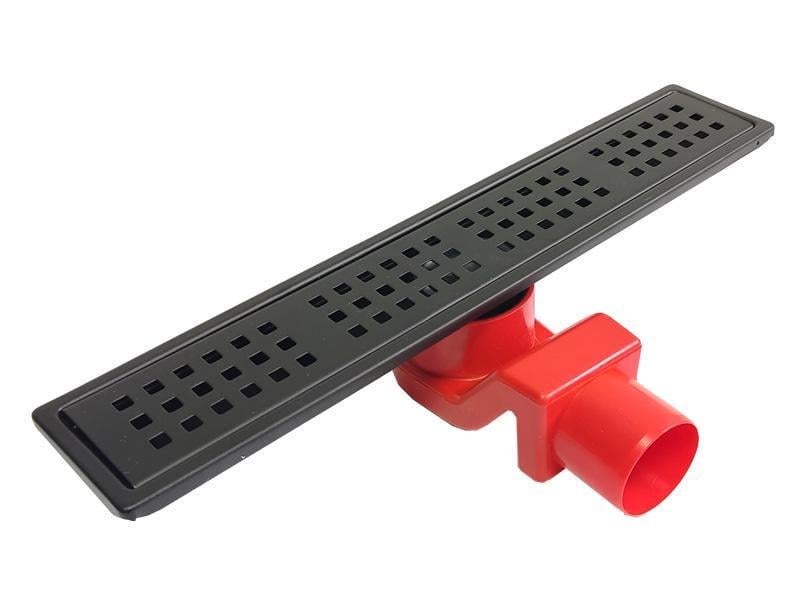 Трап душевой линейный MesaTeknik Draingate из нержавеющей стали 50 мм 400 мм матовый Черный (RS-MTS 59250-40F.B-06)