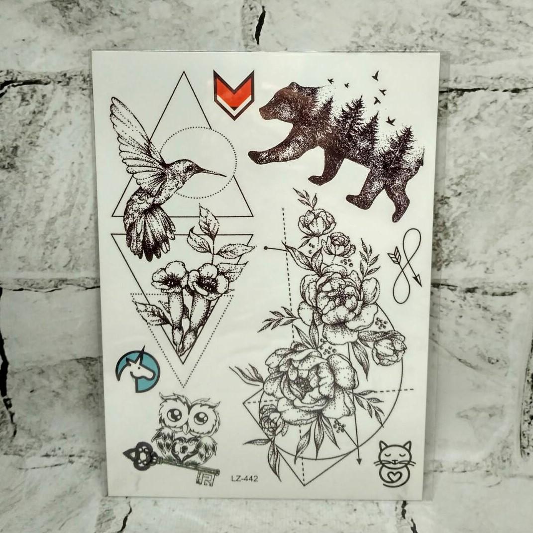 Временные тату Микс (LZ-442)