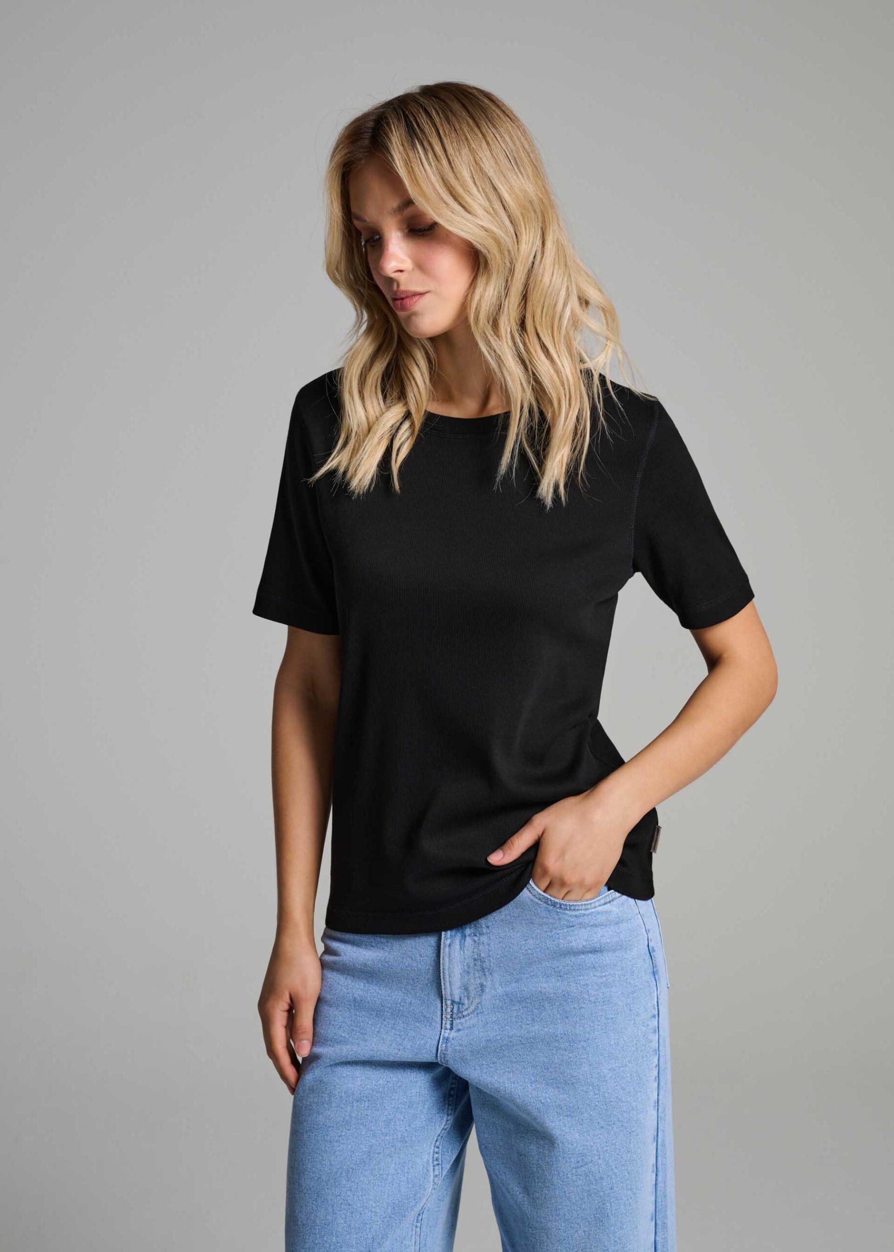 Футболка женская Diverse ALAWENMA XL Черный (5905384115157)