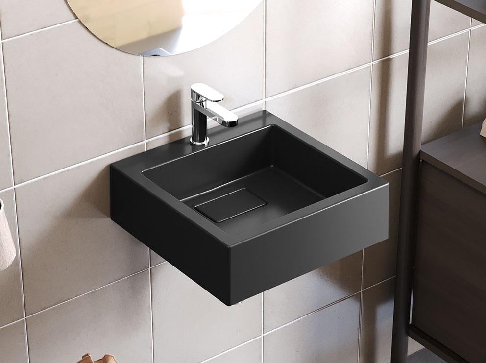 Умивальник підвісний Luxor Verdo 40 Black