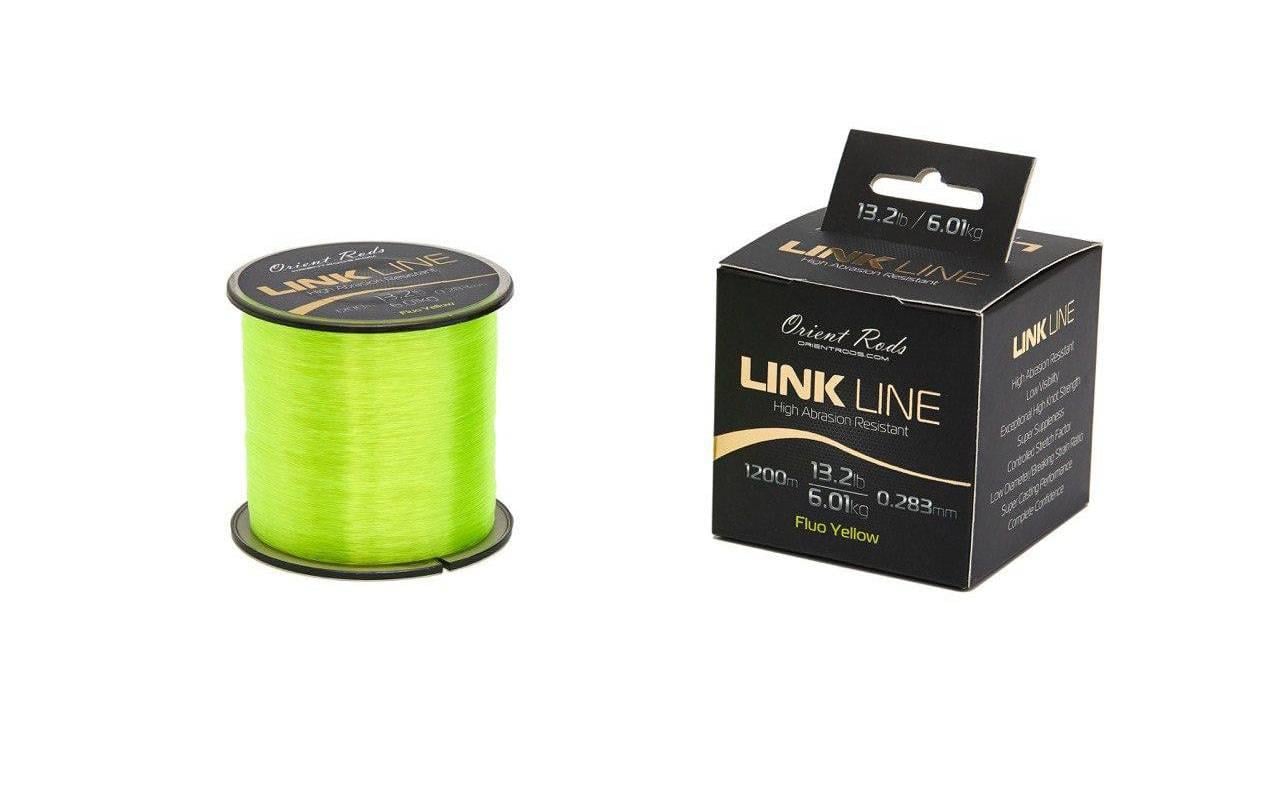 Леска Orient Rods Link Line 0,28 мм 0,28 мм 1200 м Fluo Yellow (FY028)