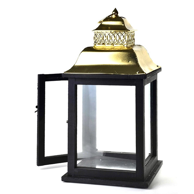 Підсвічник-ліхтар дерев'яний Levi Gold HTO2062 (35265) - фото 2 Підсвічник-ліхтар дерев'яний Levi Gold HTO2062 (35265) - фото 2