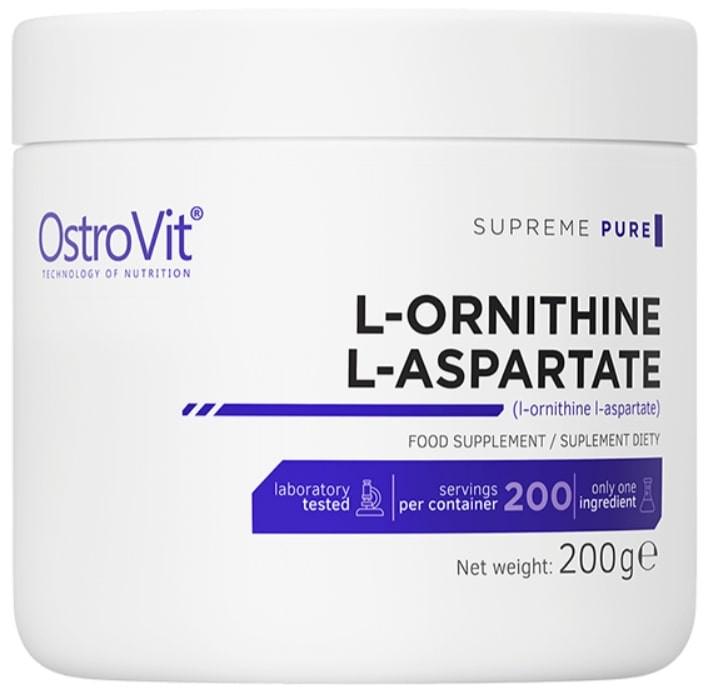 Орнитин L L-аспартат Ostrovit L-Ornithine L-Aspartate 200 г