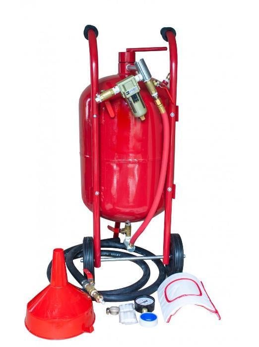 Аппарат пескоструйный Carmax напорного типа 4,5-7 Bar 38 л (880578822)