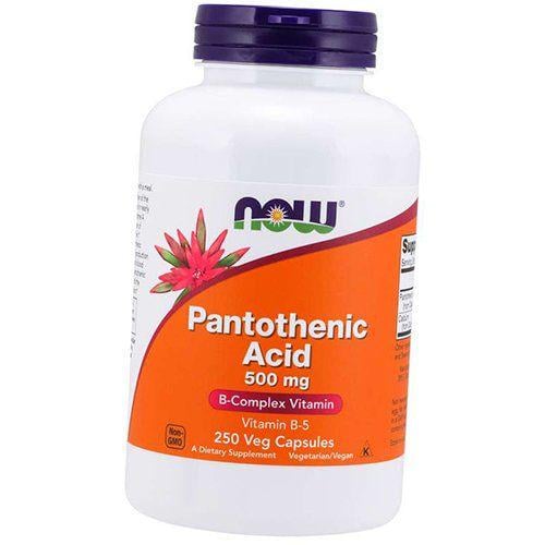 Кислота пантотеновая Pantothenic Acid 500 250 вег. капс. (36128067)