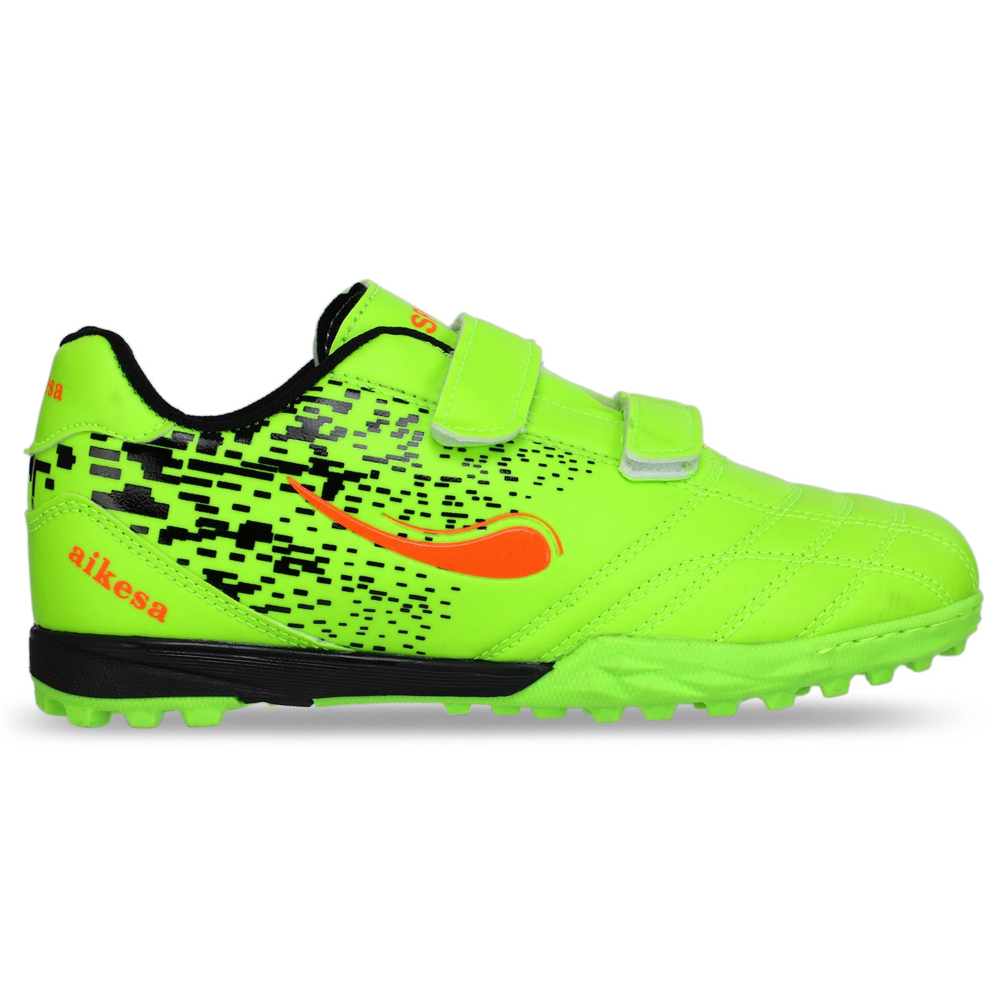 Сороконожки футбольные детские AIKESA р. 38 Салатовый/Черный (YX565)