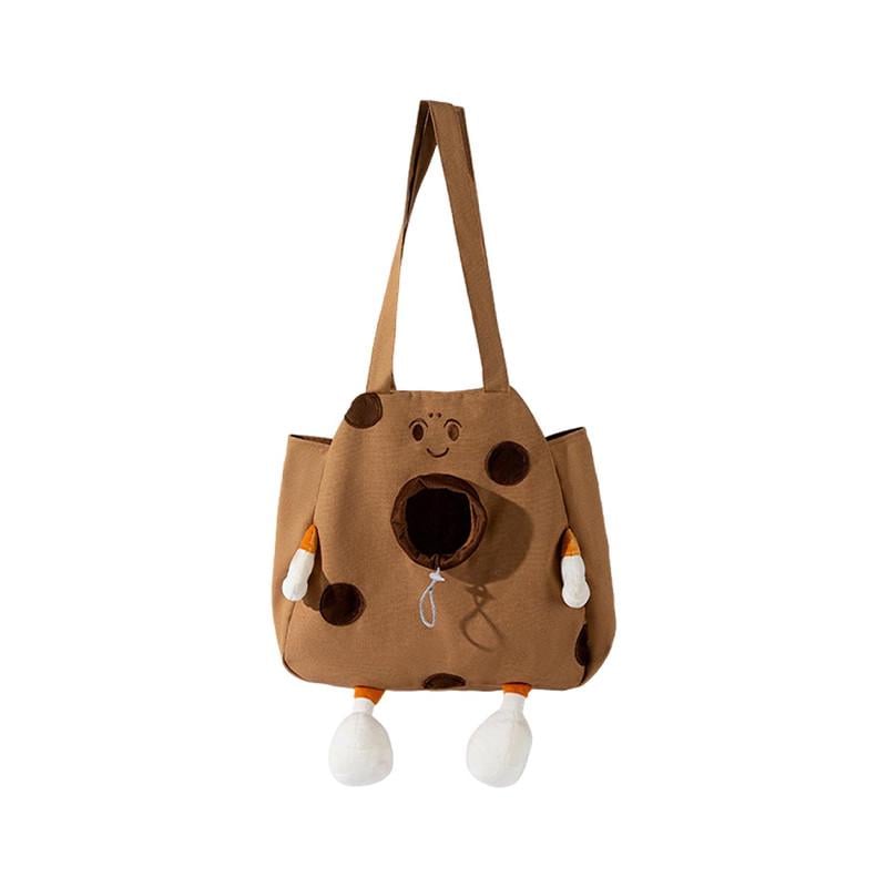 Сумка-переноска для животных Lesko Сookies 2404SXMJ3153 M Brown (25714030)
