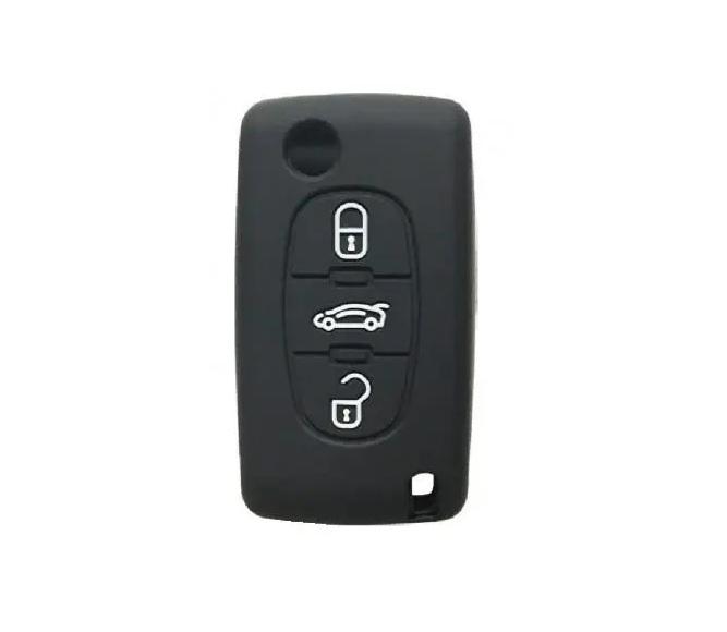 Чехол для автоключа силиконовый Peugeot KB01