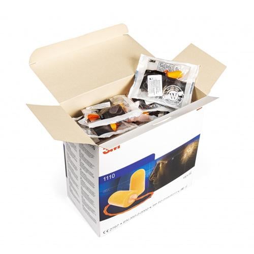 Беруші зі шнурком 3M 1110 29дБ 100 пар Orange (957082) - фото 2 Беруші зі шнурком 3M 1110 29дБ 100 пар Orange (957082) - фото 2