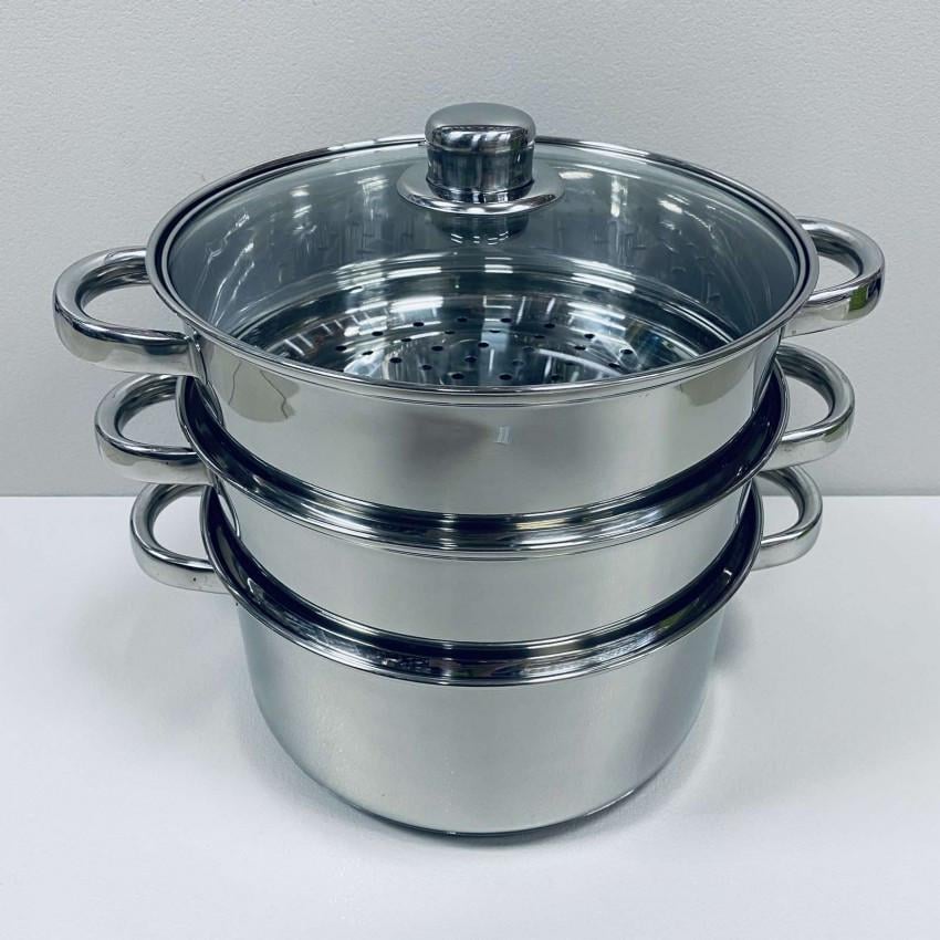 Пароварка Maestro MR-2900-24 з нержавіючої сталі 24 см 5 л (2326032020) - фото 1 Пароварка Maestro MR-2900-24 з нержавіючої сталі 24 см 5 л (2326032020) - фото 1