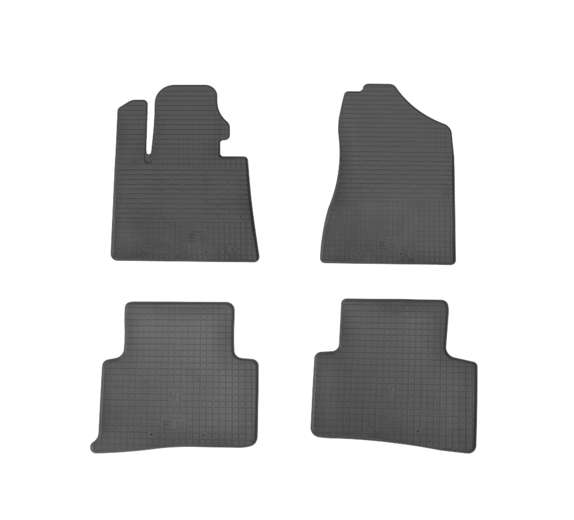 Коврики резиновые Stingray в салон Renault Laguna III 07-4 шт. (1018074)