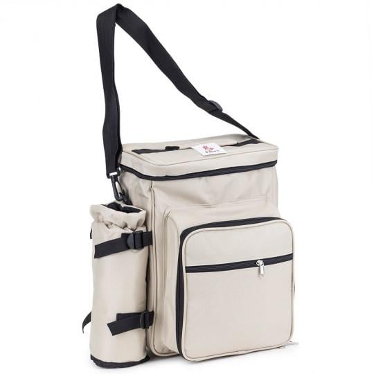 Сумка для пикника Lefard Кемпинг на 2 человека 32х12х40 см Бежевый (0503-016)
