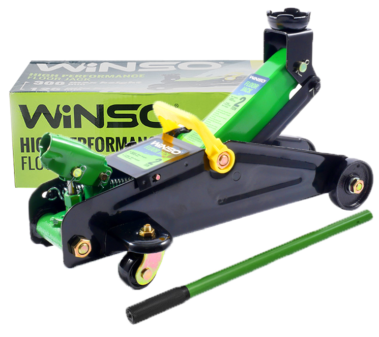 Домкрат гидравлический WINSO подкат 2,0т 125-305 мм (171650) Домкрат гидравлический WINSO подкат 2,0т 125-305 мм (171650)