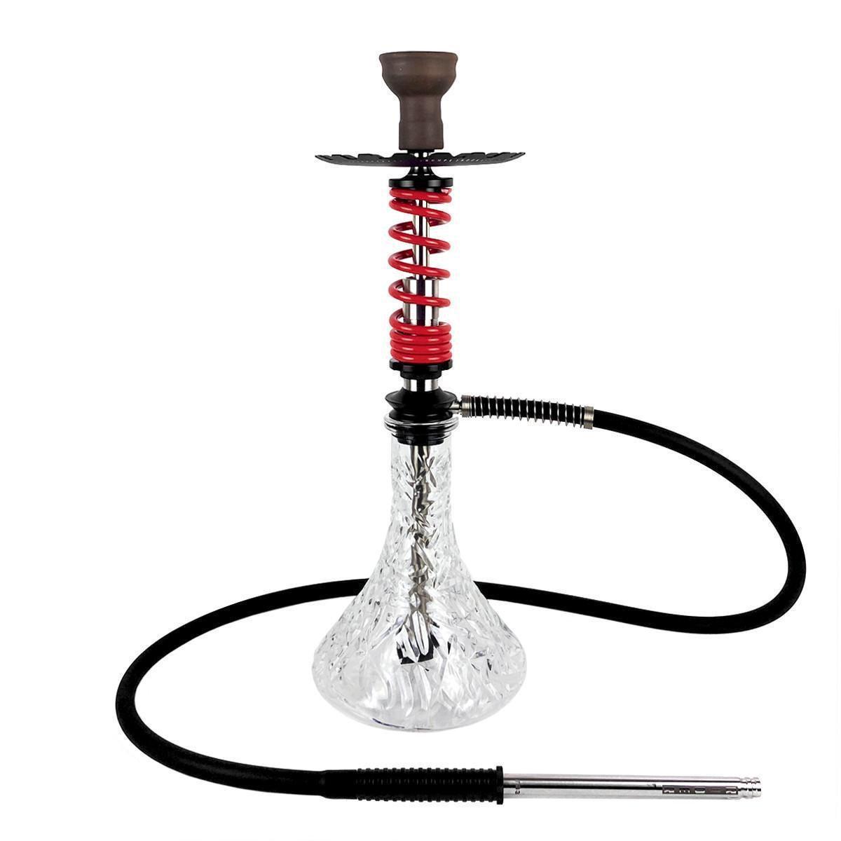 Кальян Hookah Trumpet Rider S Red колба Crystal Clear