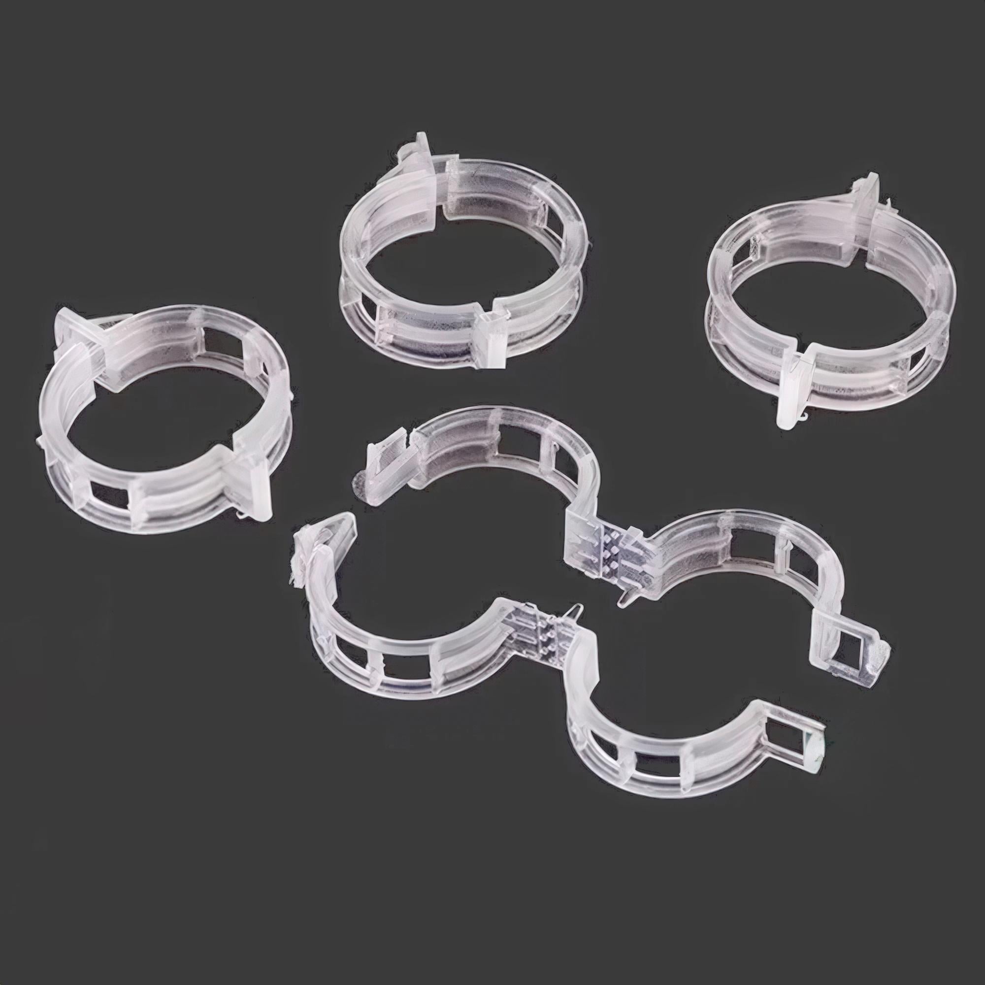 Набор садовых клипс для подвязки растений ⌀ 25 мм 50 шт. многоразовые/пластиковые