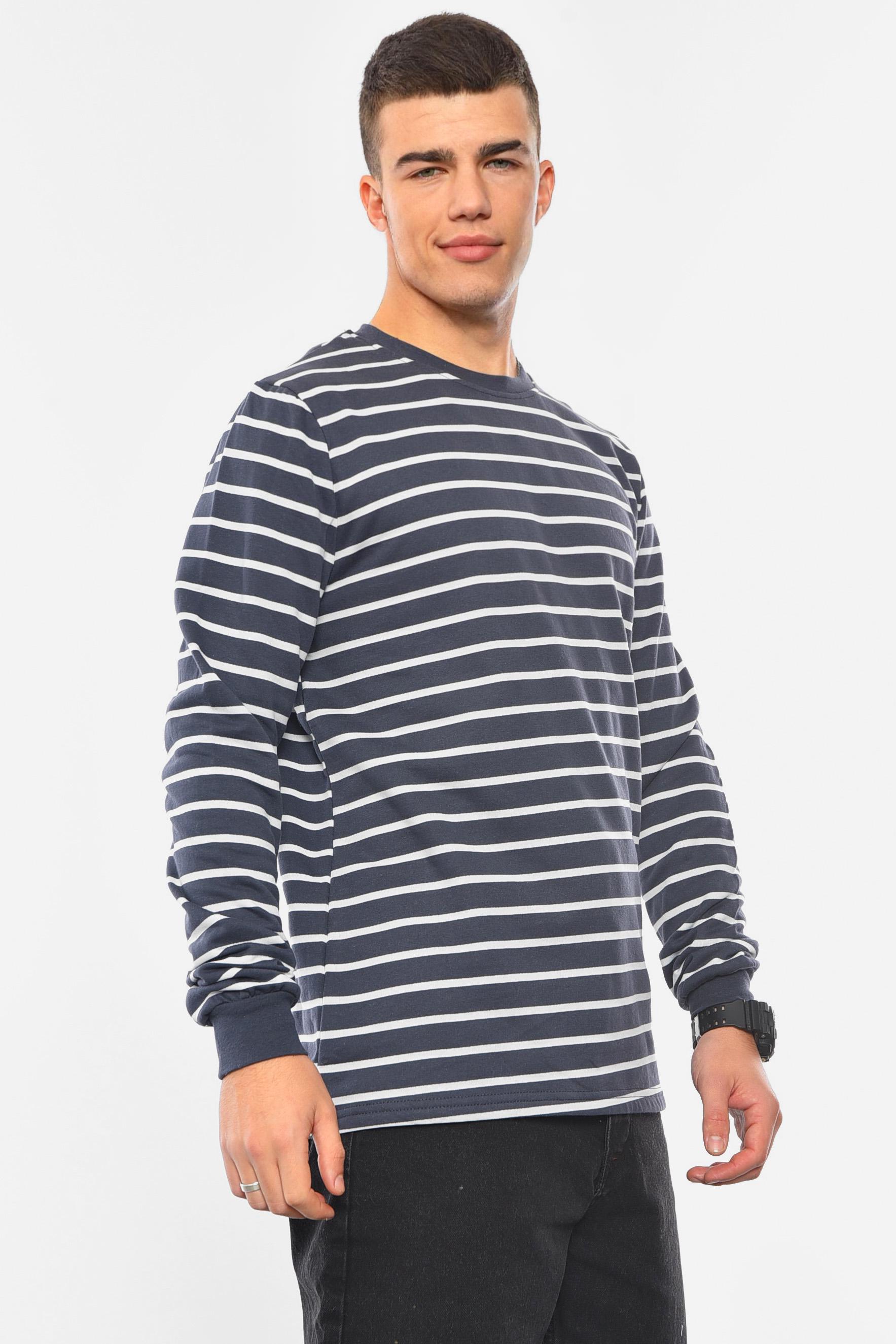 Світшот чоловічий напівбатальний на флісі XL Темно-синій (193023) - фото 2 Світшот чоловічий напівбатальний на флісі XL Темно-синій (193023) - фото 2