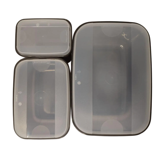 Набор контейнеров Tupperware Тип-Топ 450 мл/1 л/2,2 л 3 шт. - фото 1