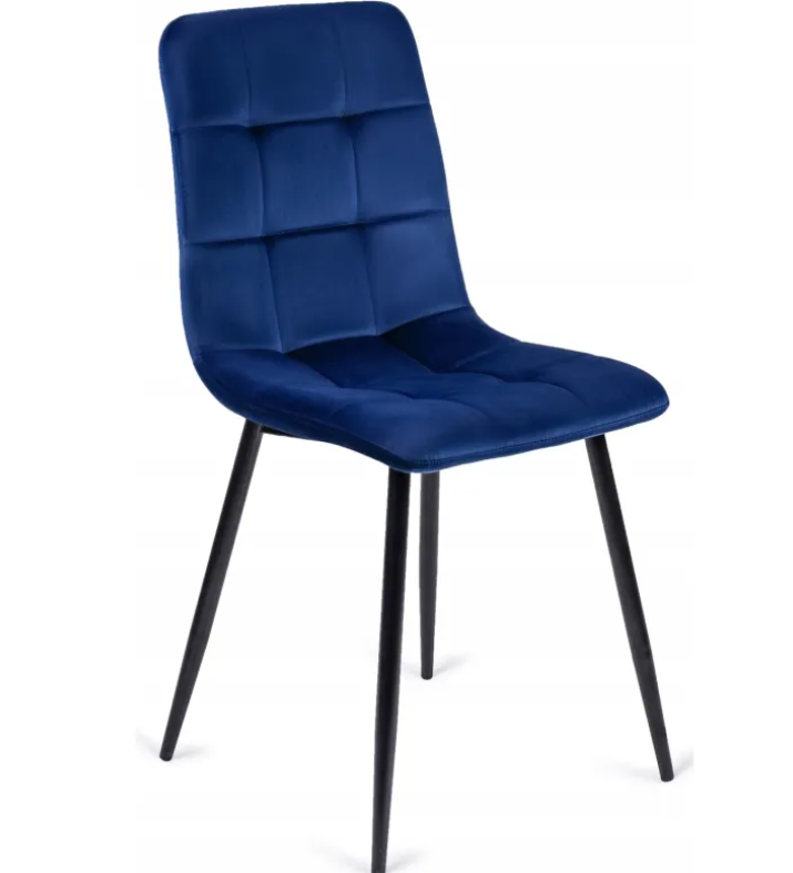 Кухонный стул Peru велюр Синий (32462185)