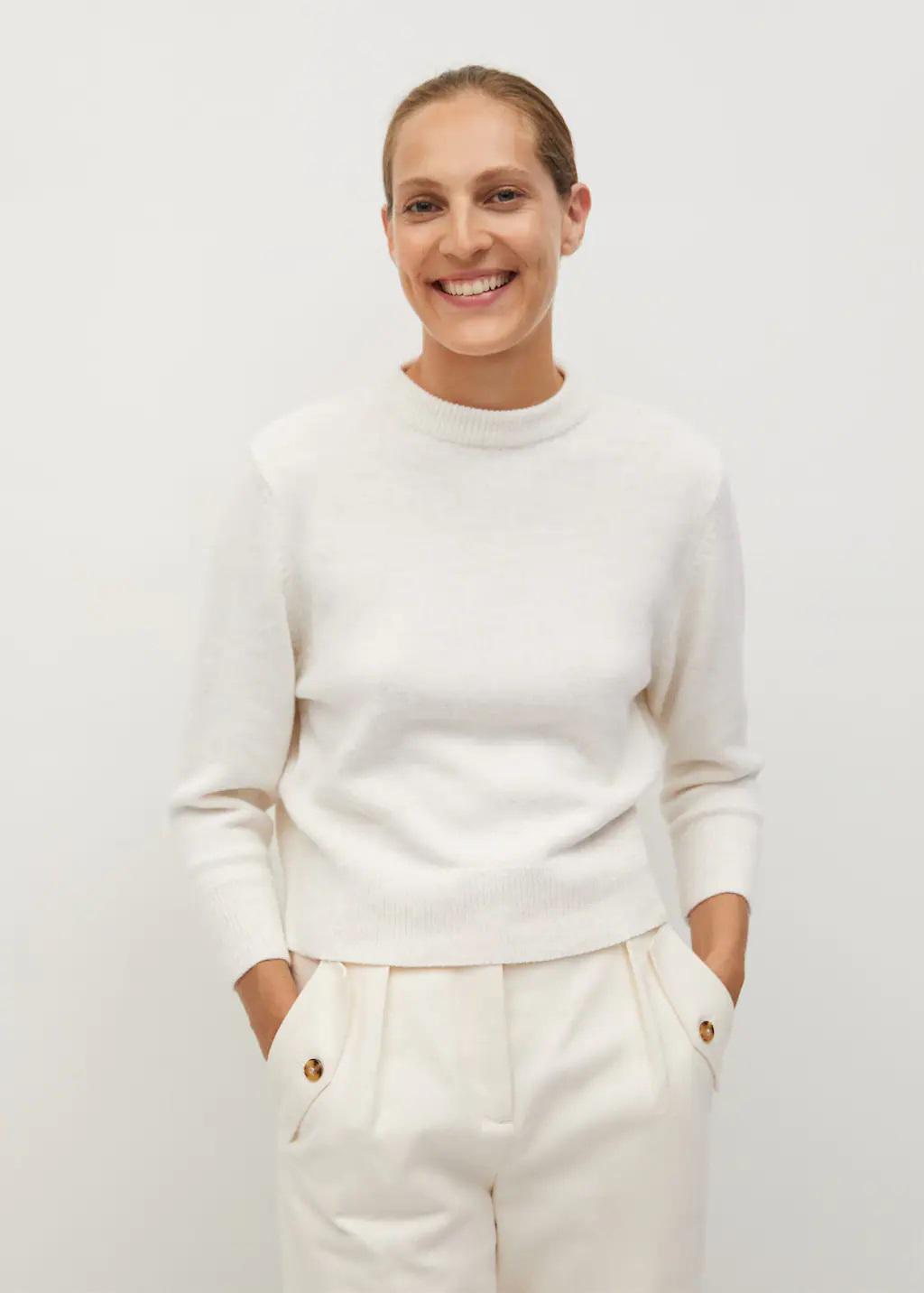 Светр Mango XL White Светр Mango XL White