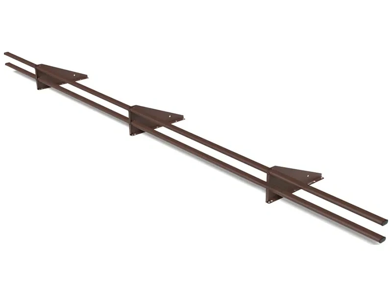 Снігозатримувач трубчастий універсальний 3 м RAL 8017/Коричневий (2534659182) - фото 1 Снігозатримувач трубчастий універсальний 3 м RAL 8017/Коричневий (2534659182) - фото 1