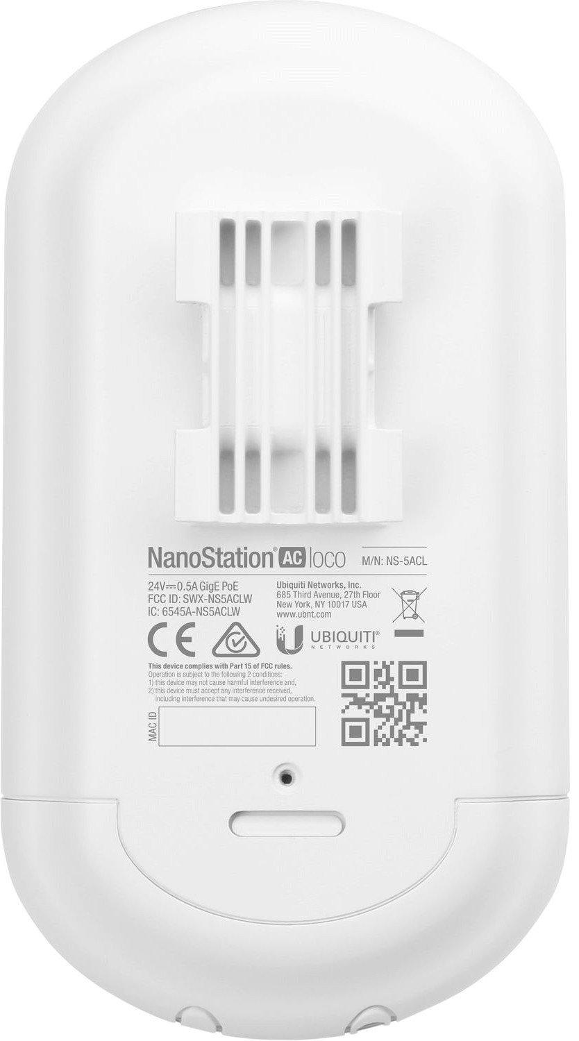 Точка доступа Ubiquiti Nanostation 5AC Loco (NS-5ACL) - фото 3 Точка доступа Ubiquiti Nanostation 5AC Loco (NS-5ACL) - фото 3
