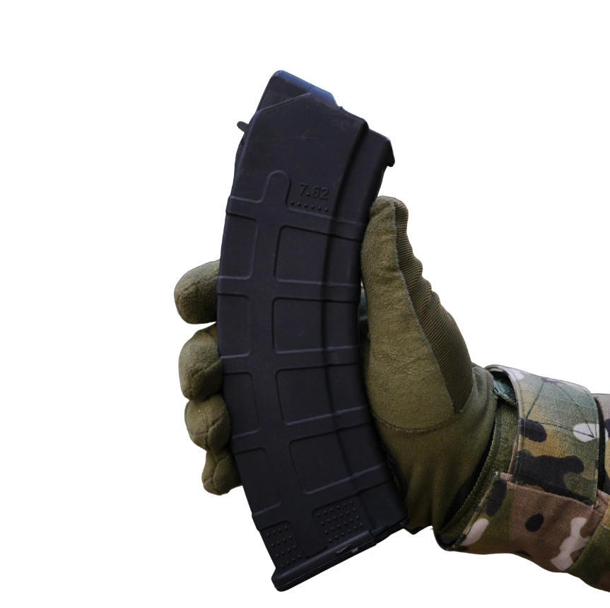 Магазин коробчатий Рожок АК/РПК/АКС/Сайга/МК/ВП АК на 30 набоїв калібр 7,62 Чорний (24100304) - фото 10 Магазин коробчатий Рожок АК/РПК/АКС/Сайга/МК/ВП АК на 30 набоїв калібр 7,62 Чорний (24100304) - фото 10