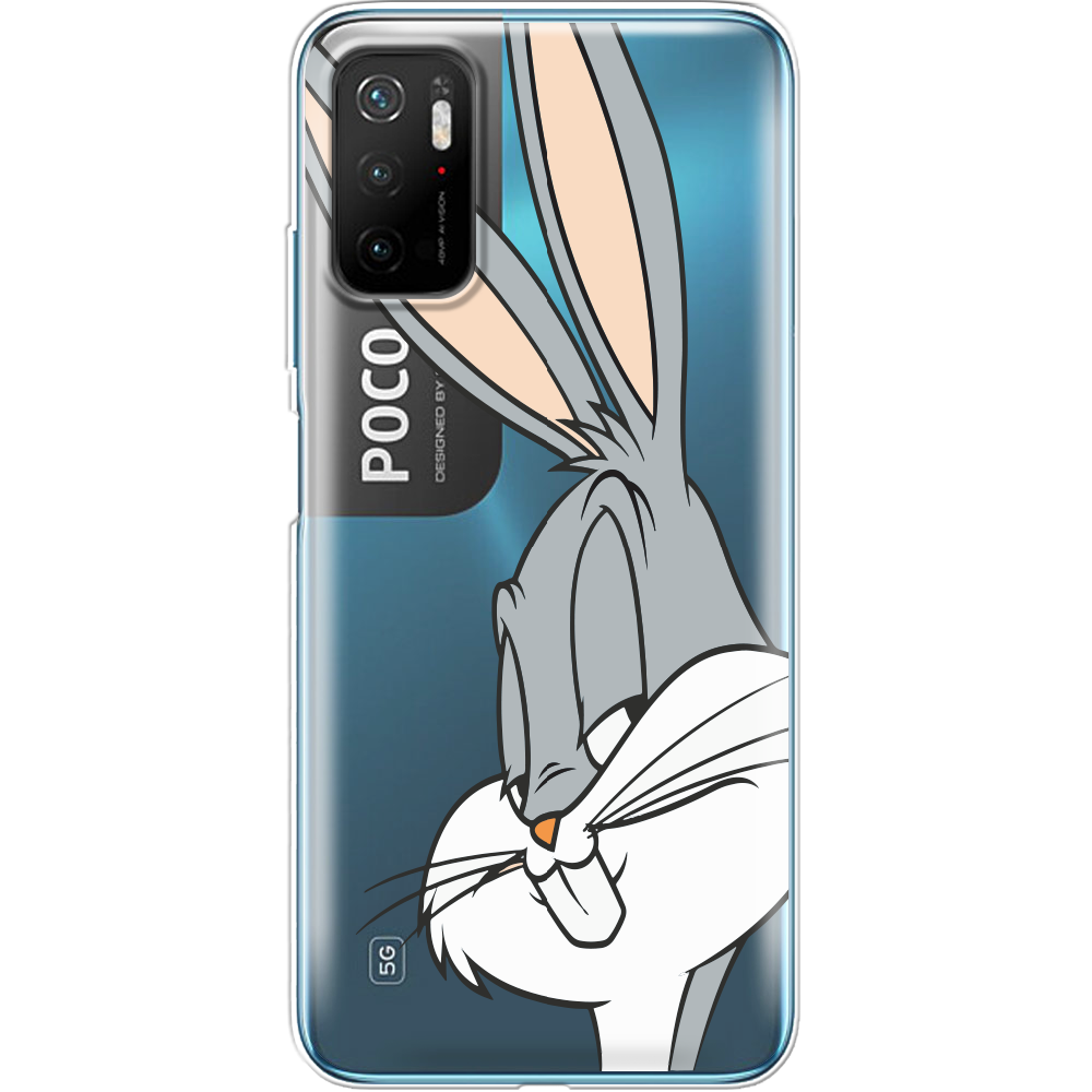 Чехол BoxFace Poco M3 Pro Lucky Rabbit Прозрачный силикон (42474-bk81-42474) Чехол BoxFace Poco M3 Pro Lucky Rabbit Прозрачный силикон (42474-bk81-42474)