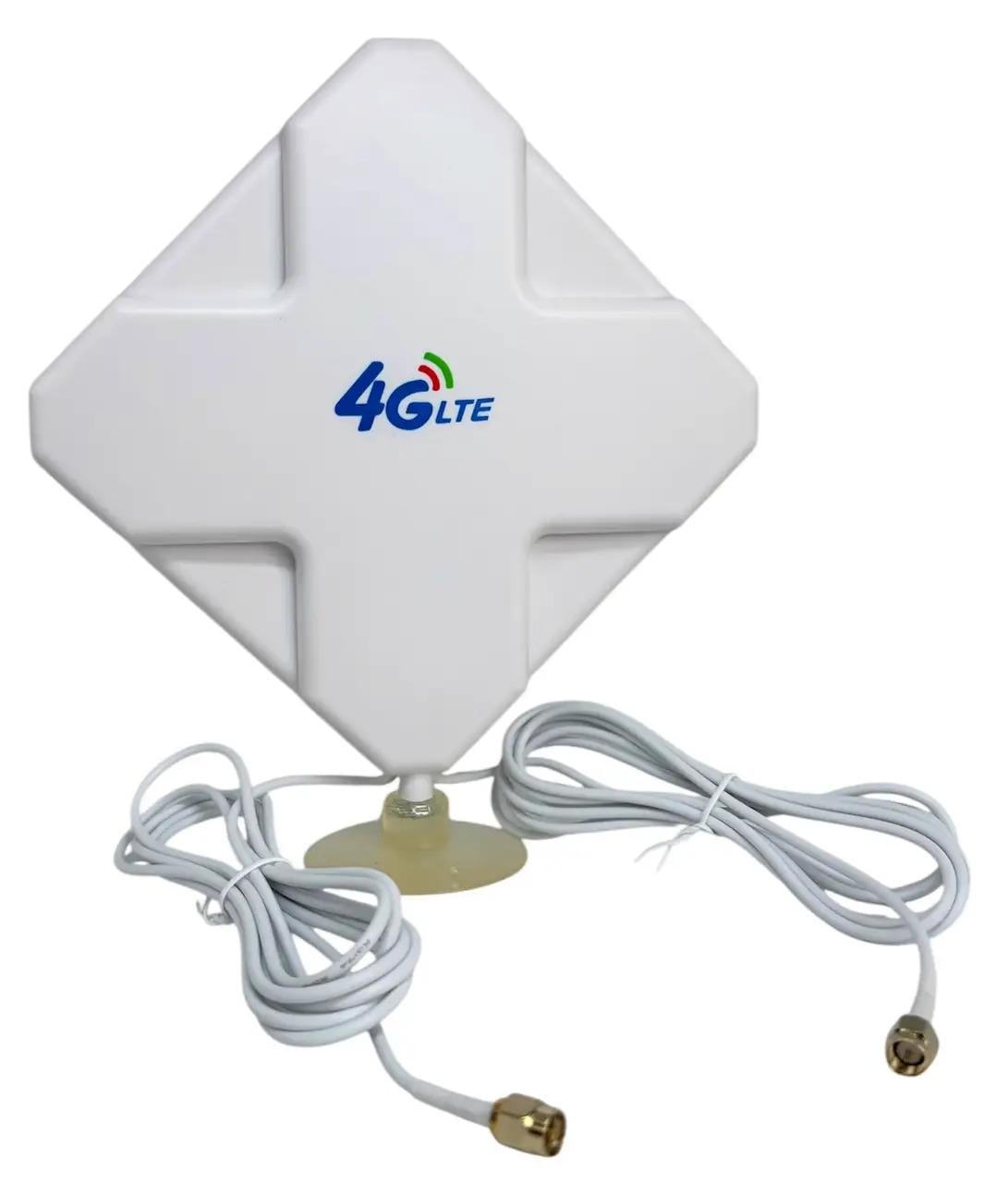 Антенна усиления сигнала 4G LTE SMA male папа 35 dBi MIMO наружная для роутера и модема всенаправленная для интернета 3G/4G (36291177)