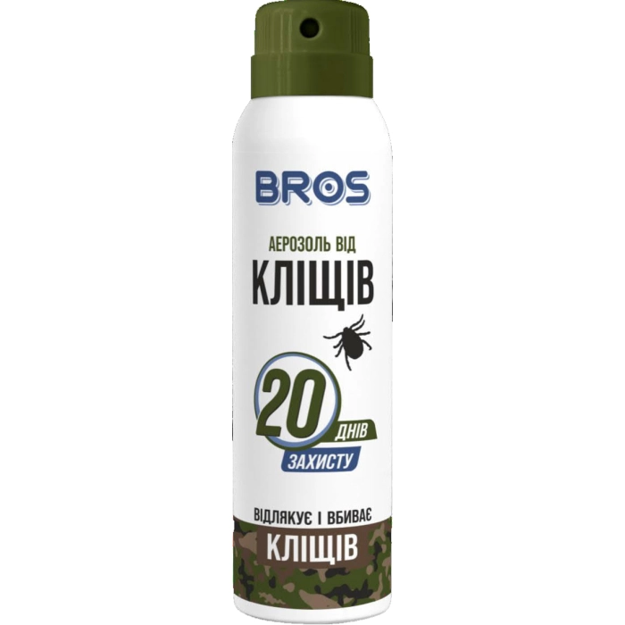 Аерозоль від кліщів Bros 90 мл (37206369) Аерозоль від кліщів Bros 90 мл (37206369)