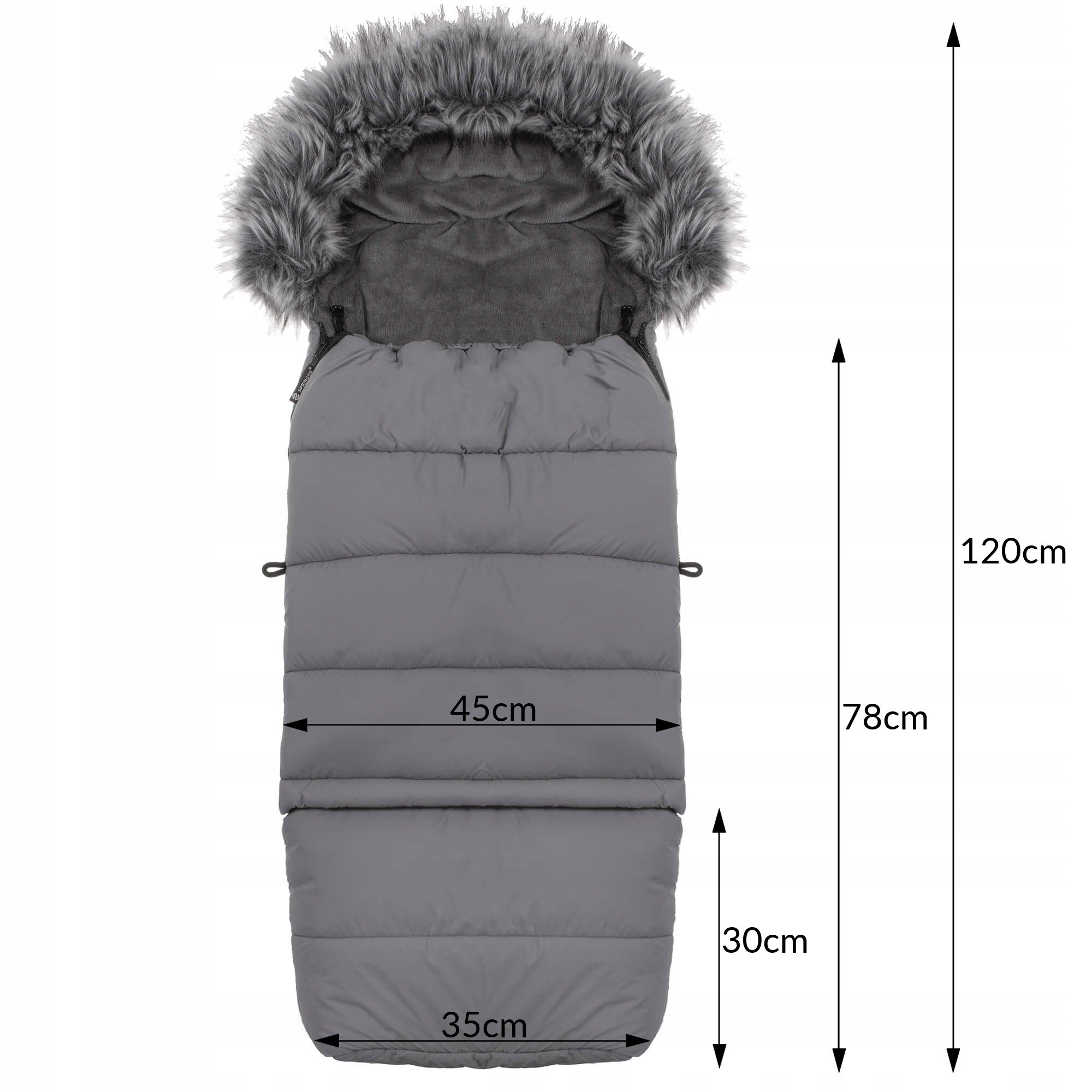 Детский конверт Springos Maxi для коляски и санок 4в1 Grey (SB0023) - фото 10