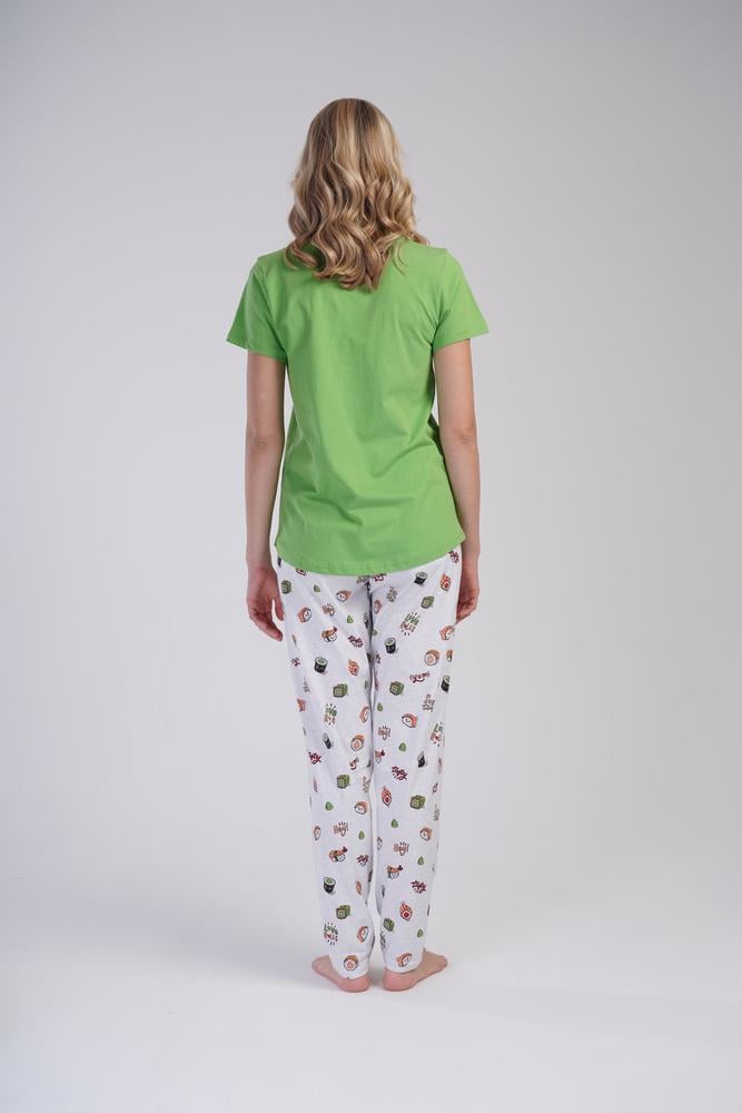 Пижама Vienetta 310003x40 женская M Зеленый - фото 2 Пижама Vienetta 310003x40 женская M Зеленый - фото 2