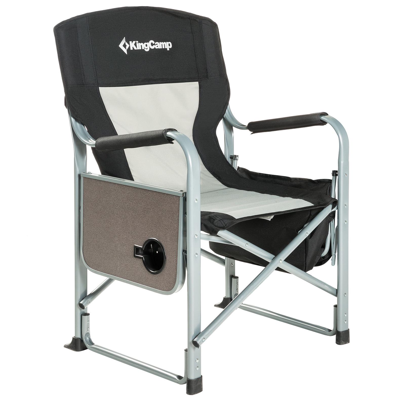 Стул туристический KingCamp Heavy Duty Super Comfort (1026-KC3977 BLACK/MEDIUMG)